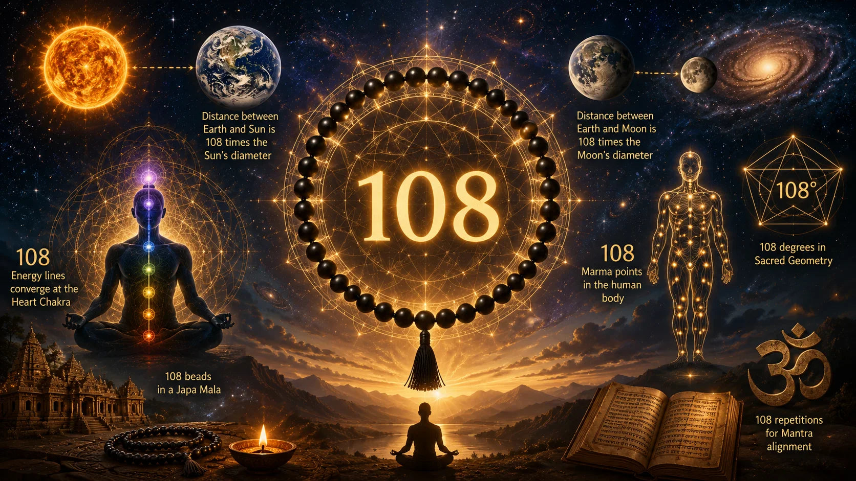 The Cosmic Ratio: Why the Number 108 is the Ultimate Key to the Universe